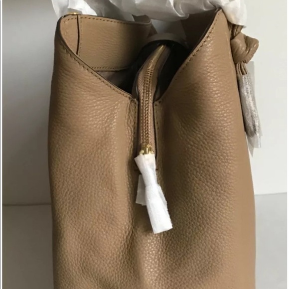 Tory Burch purse Vintage camel harper tote NWT bag - Picture 5 of 8